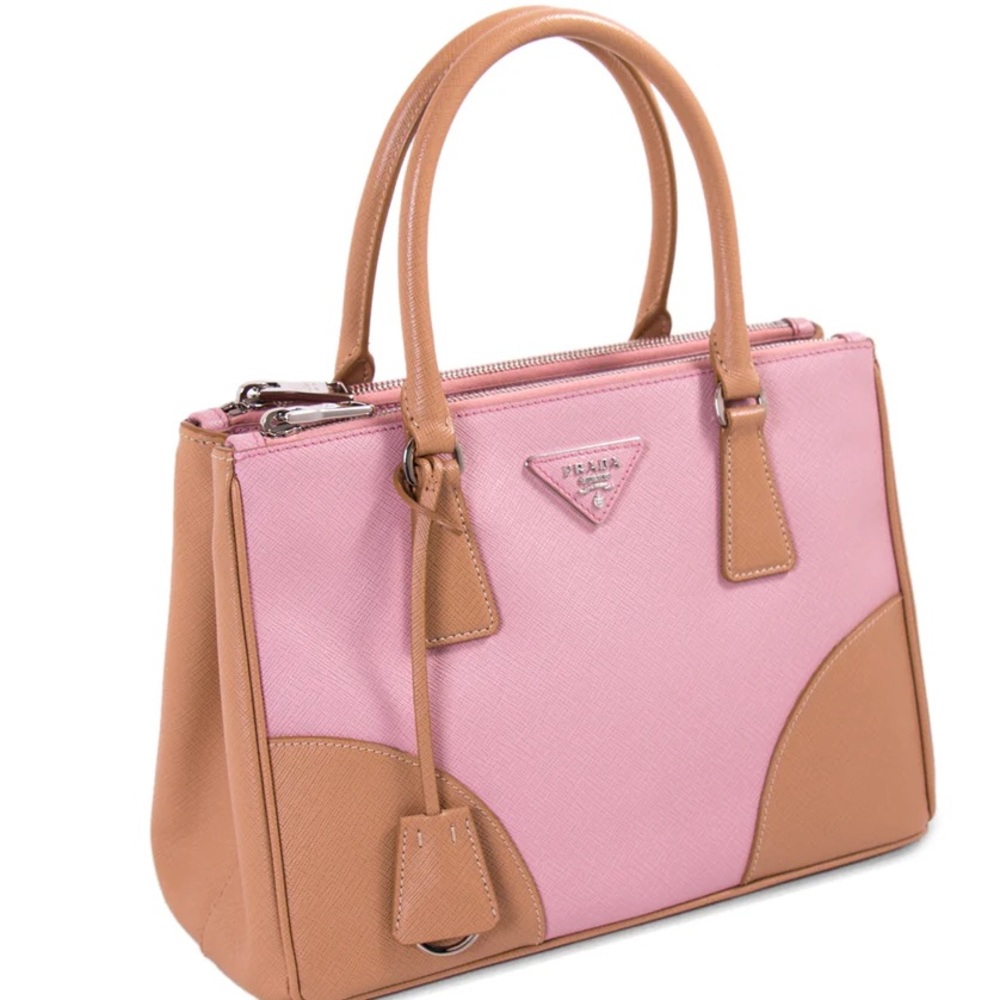 PRADA Saffiano Lux Galleria Double Zip Tote